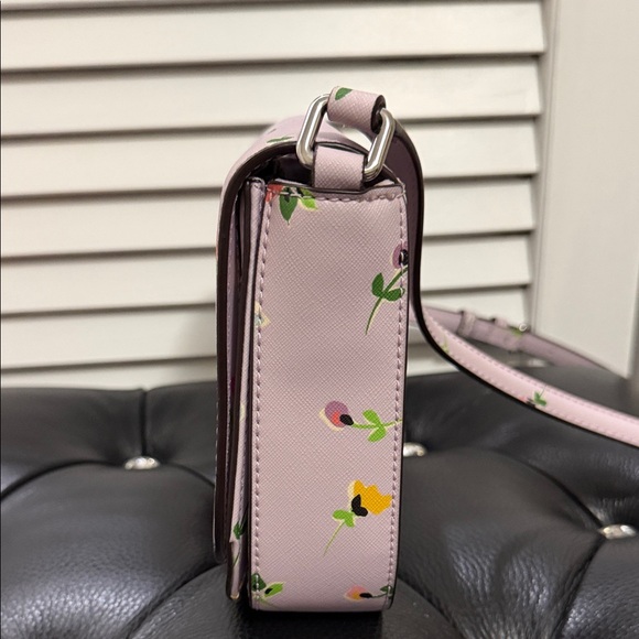 NWOT Kate Spade Lavender Floral Crossbody Bag Laurel Way Lg Carsen - Picture 3 of 7